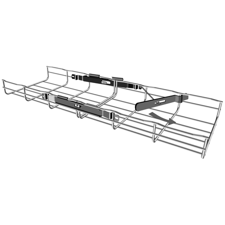 CABLOFIL RADIUS TEE KIT FOR 6" TRAY:, HARDWARE FOR 1 TEE OR 2 BENDS 375989